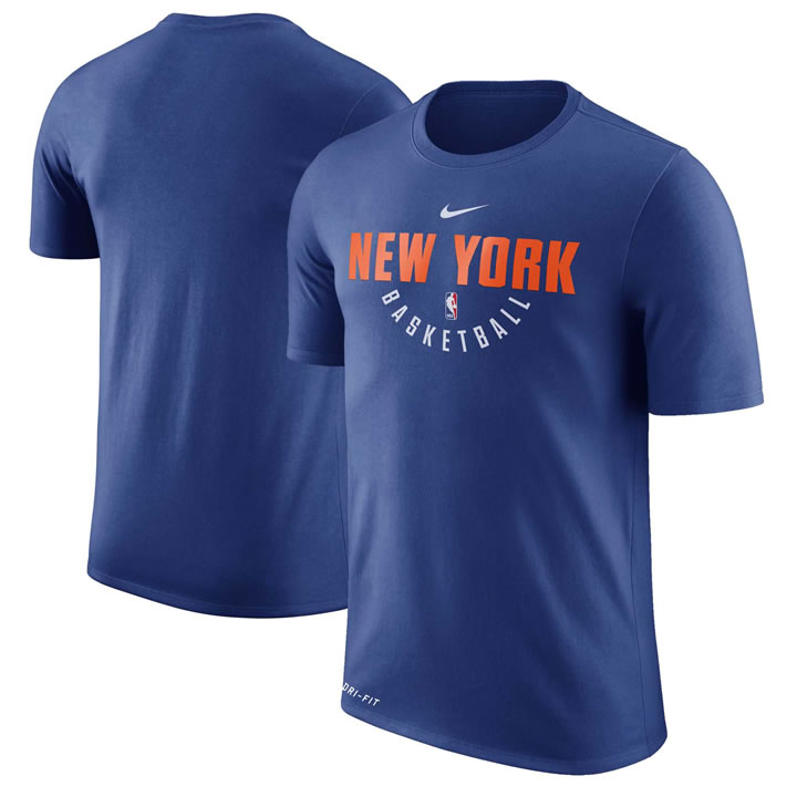 New York Knicks Nike Blue Practice Performance T-Shirt,We sell and wholesale New York Knicks Nike Blue Practice Performance T-Shirt on line form chian!